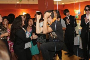 Our package called djs for kids and kids in their teens, sweet 16 party clapping for their Dj/MC taking the party to another level and Mr Dj Services